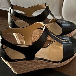 Michael Kors wedges - like new only wore once - too big.